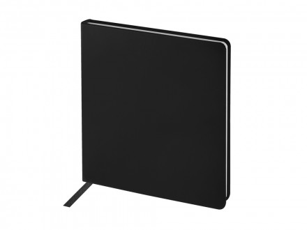 Еженедельник с каменной бумагой А5+ Carrara, черный