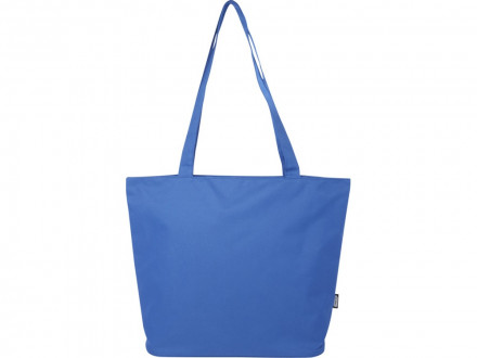 Panama эко-сумка на молнии из переработанных материалов по стандарту GRS объемом 20 л - Ярко-синий