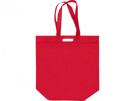 Сумка для покупок из спанбонда Scope, 455*160*380 с ручкой 550/30 мм, красный
