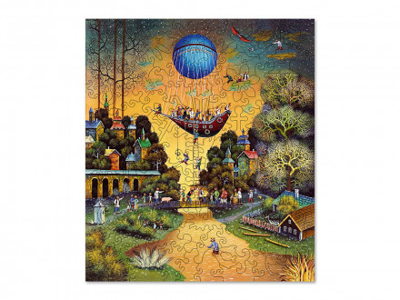 Деревянный пазл Летучий фрегат, 130 деталей