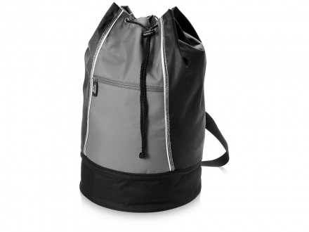 Сумка-мешок Brisbane, черный/серый