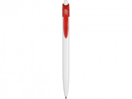 Ручка шариковая Какаду, белый/красный