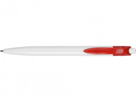 Ручка шариковая Какаду, белый/красный