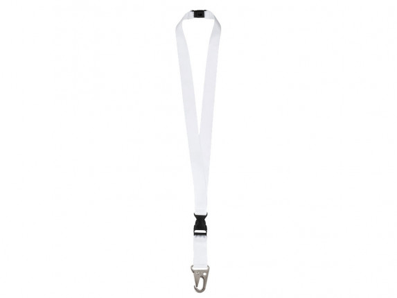 Ланъярд 2,5 см под сублимацию с большим карабином, межуровневым замком и замком обрыва