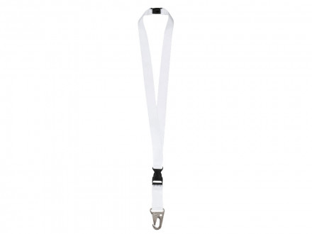 Ланъярд 2,5 см под сублимацию с большим карабином, межуровневым замком и замком обрыва