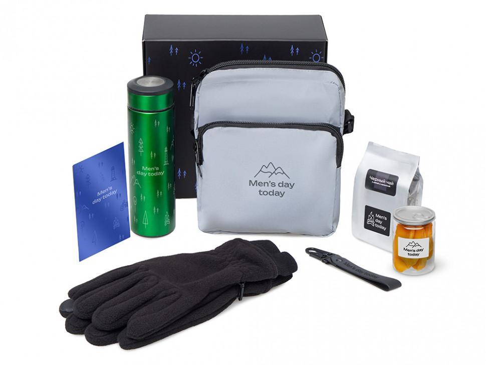 Подарочный набор Re:m. Step  с термосом, перчатками и сумкой