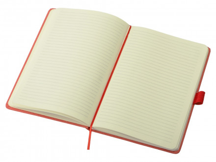 Блокнот А5 Snow Hard твердая обложка, 80 листов 70 гр/м2, красный