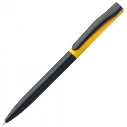 Ручка шариковая Pin Special, черно-желтая