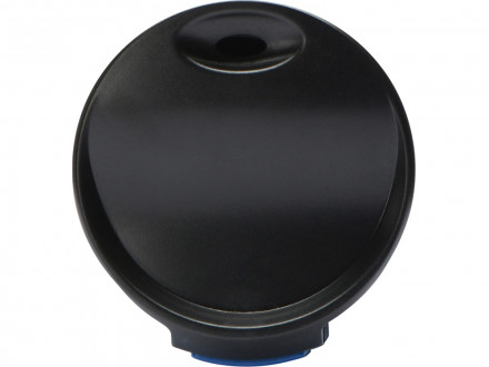 Вакуумная термокружка с кнопкой Upgrade, Waterline, тубус, темно-синий