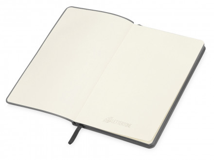 Блокнот Notepeno 130x205 мм с тонированными линованными страницами, серый (Р)