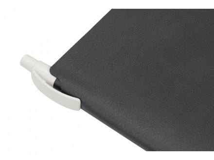 Блокнот Notepeno 130x205 мм с тонированными линованными страницами, серый (Р)