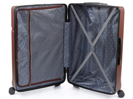 Чемодан TORBER Onego, бордовый, ABS-пластик, 69,5 х 46 х 26 см, 69 л