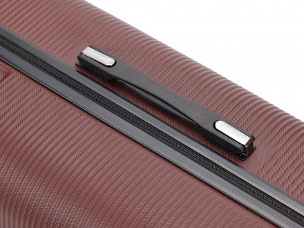 Чемодан TORBER Onego, бордовый, ABS-пластик, 69,5 х 46 х 26 см, 69 л