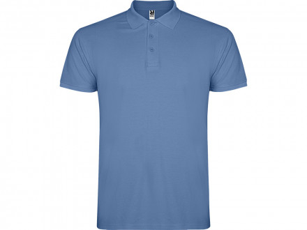 Рубашка поло Star мужская, лазурно-голубой