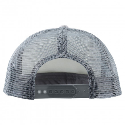 Бейсболка Dodge, серый меланж с серым