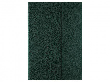 Ежедневник недатированный с магнитным клапаном А5 Venezia, зеленый