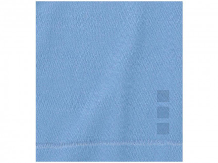 Calgary мужская футболка-поло с коротким рукавом, голубой