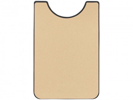 Картхолдер для телефона с отверстием для пальца, черный