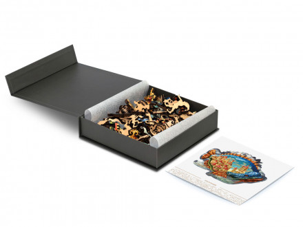 Деревянный пазл Обитаемая рыба, 130 деталей