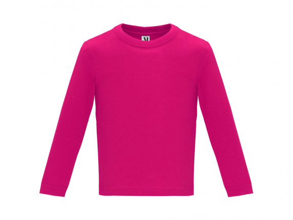 Футболка Baby  детская с длинным рукавом, фуксия