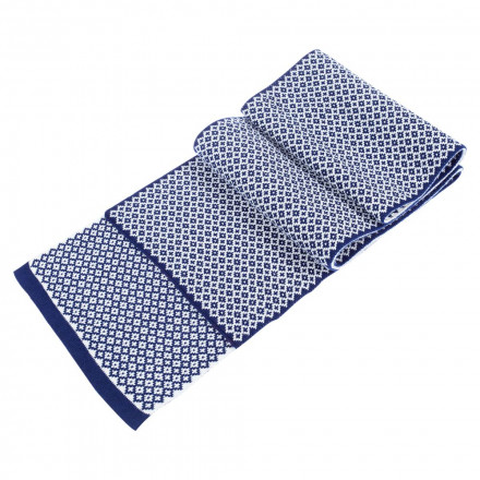 Шарф Crown, сине-белый