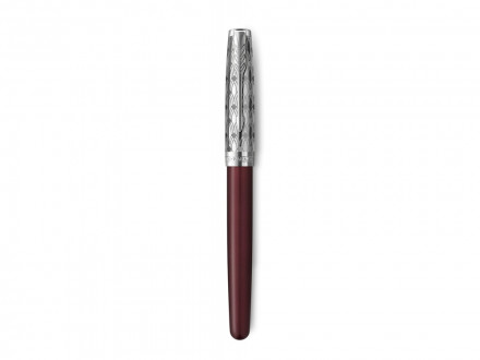 Перьевая ручка Parker Sonnet Premium Refresh RED CT, перо 18K, толщина F, цвет чернил black, в подарочной упаковке