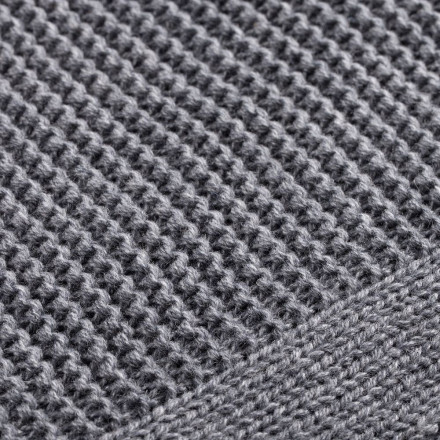 Плед Infinity, серый меланж