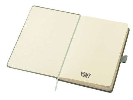 Блокнот А5 Snow Hard твердая обложка, 80 листов 70 гр/м2, зеленый