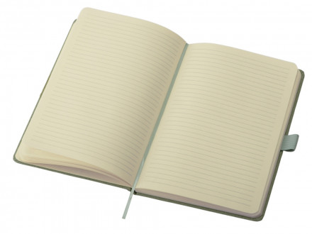 Блокнот А5 Snow Hard твердая обложка, 80 листов 70 гр/м2, зеленый