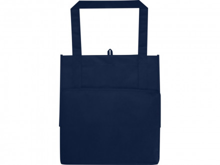 Liberty эко-сумка с прочным днищем объемом 6 л из нетканого материала, переработанного по стандарту GRS, синий navy