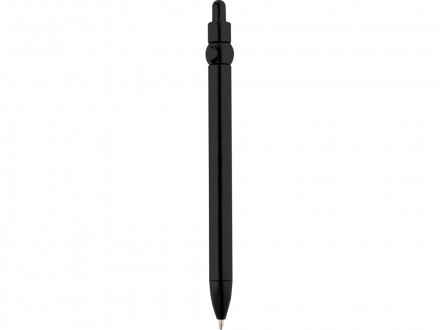 Fidget шариковая ручка из переработанной пластмассы - сплошной черный