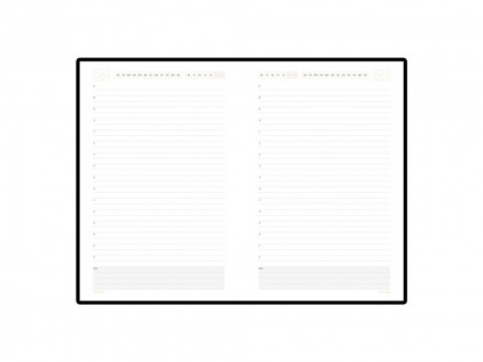 Ежедневник А5 недатированный Mercury, салатовый