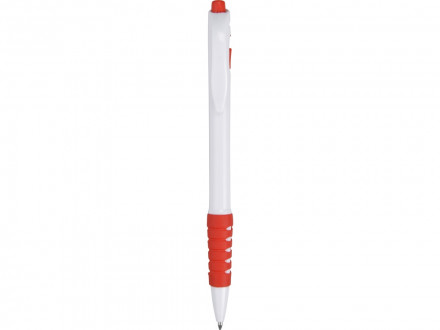 Ручка шариковая Фиджи, белый/красный