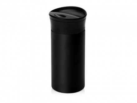 Вакуумная термокружка с кнопкой Upgrade, Waterline, тубус, черный