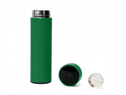 Подарочный набор FAMILY с термосом и термокружкой, зеленый