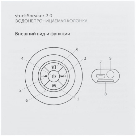 Беспроводная колонка stuckSpeaker 2.0, розовая