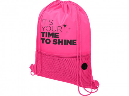 Сетчатый рюкзак со шнурком Oriole, фуксия