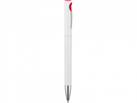 Ручка шариковая Локи, белый/красный
