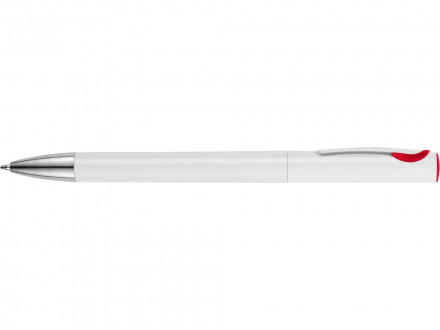 Ручка шариковая Локи, белый/красный