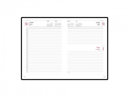 Ежедневник А5 датированный Leader 2026, оранжевый