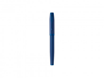 Перьевая ручка Parker IM Monochrome Blue, перо:F, цвет чернил: blue, в подарочной упаковке.