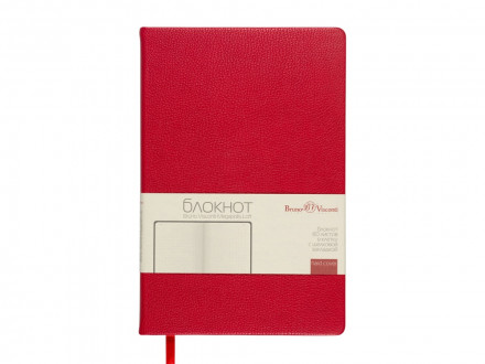 Блокнот А5 Megapolis Loft, красный