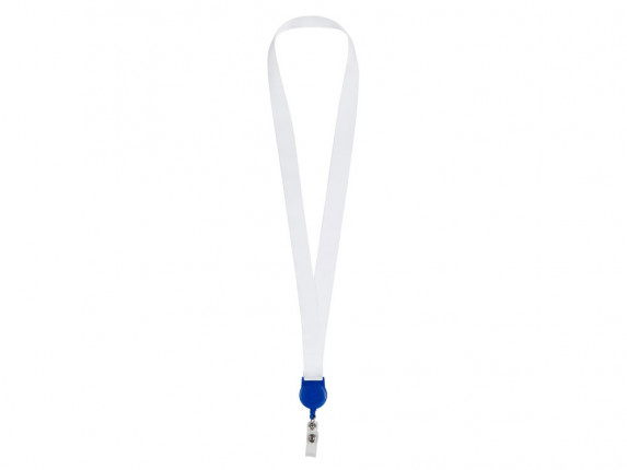 Ланъярд 2 см с ретрактором, синий