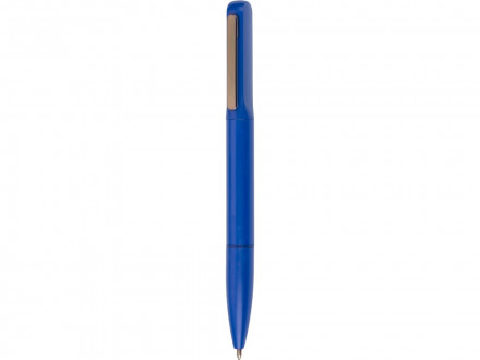 Металлическая шариковая ручка со светящимся логотипом Illuminata, синий