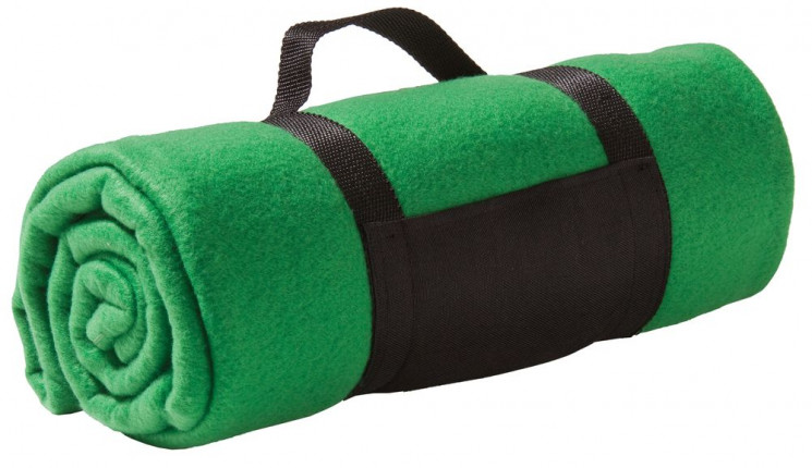 Дорожный плед Soft, зеленый