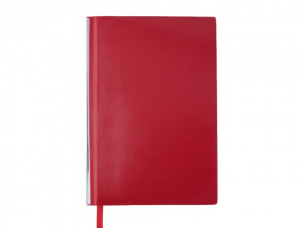 Блокнот А5 Scribe, гибкая обложка, 96 листов 80 гр/м2, красный