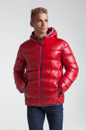 Куртка пуховая мужская Tarner, оранжевая