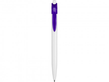 Ручка шариковая Какаду, белый/фиолетовый (P)