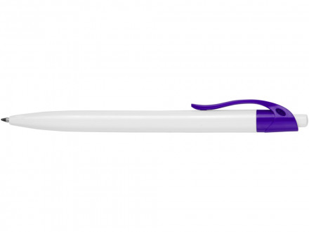 Ручка шариковая Какаду, белый/фиолетовый (P)