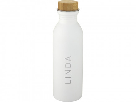 Kalix, спортивная бутылка из нержавеющей стали объемом 650 мл, белый